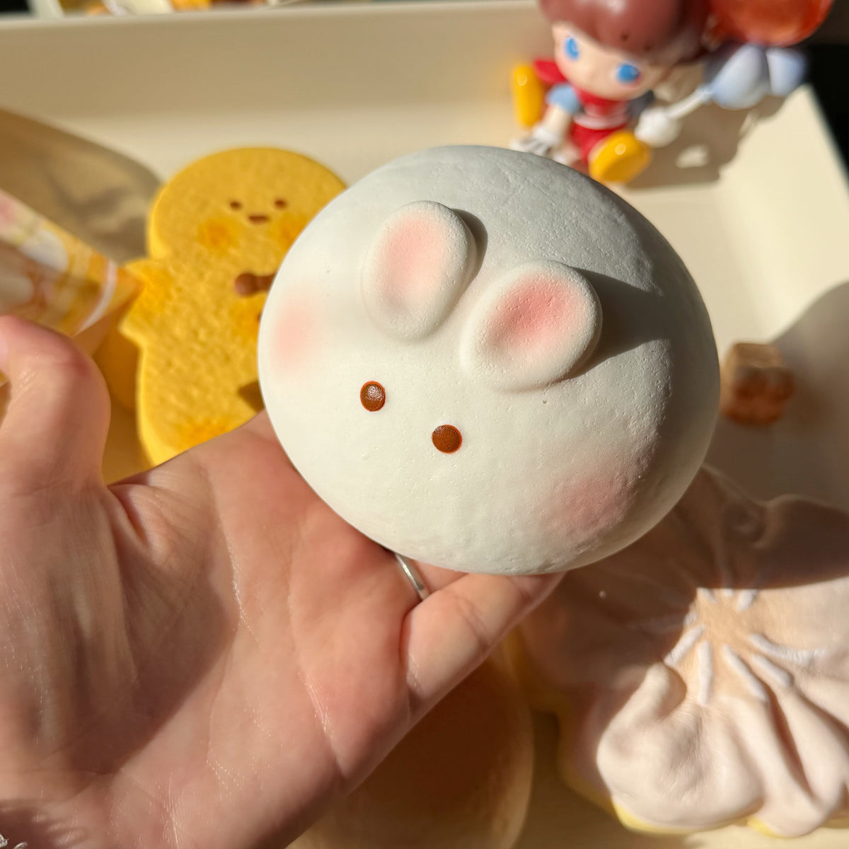 Bunny Milk Bun Squishy — product photograph