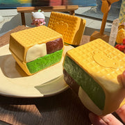 Matcha Red Bean Cake Squishy — product photograph
