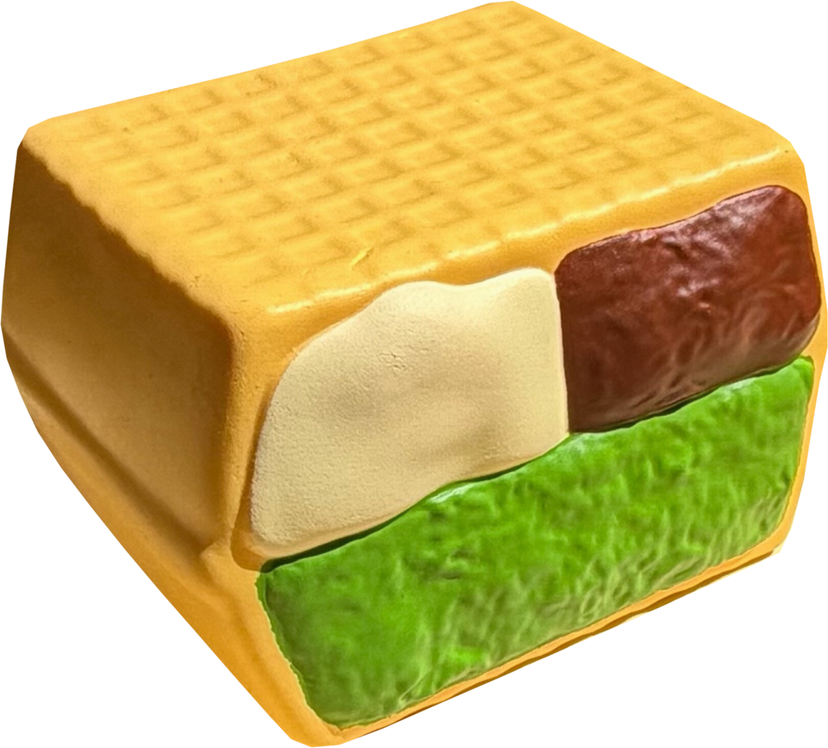 Matcha Red Bean Cake Squishy — product photograph