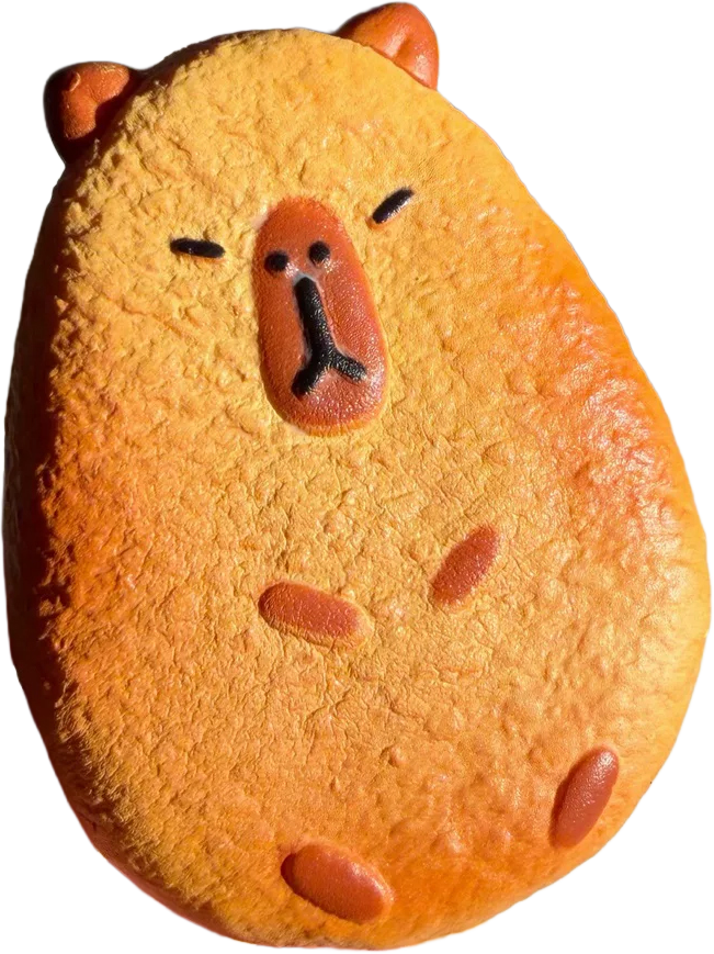 Capybara Hash Brown Squishy — product photograph