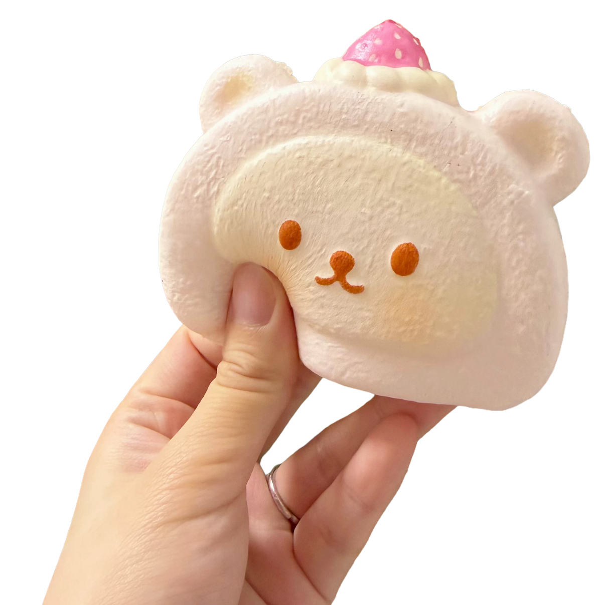 Bear Swiss Roll Squishy — hand-held product