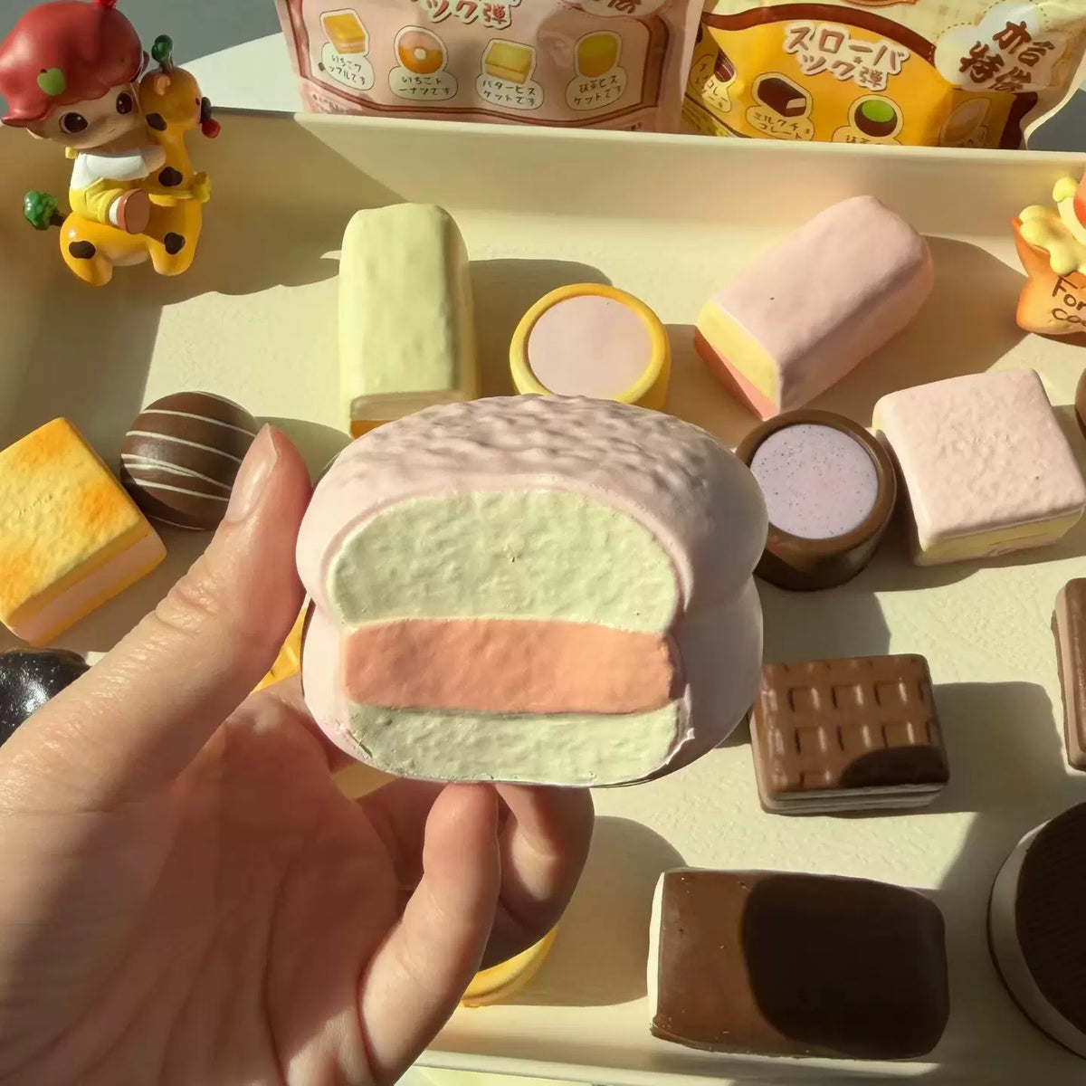 Strawberry Choco Pie Squishy — product photograph