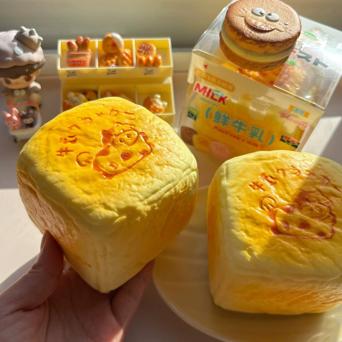 Cow Milk Toast Squishy — product photograph
