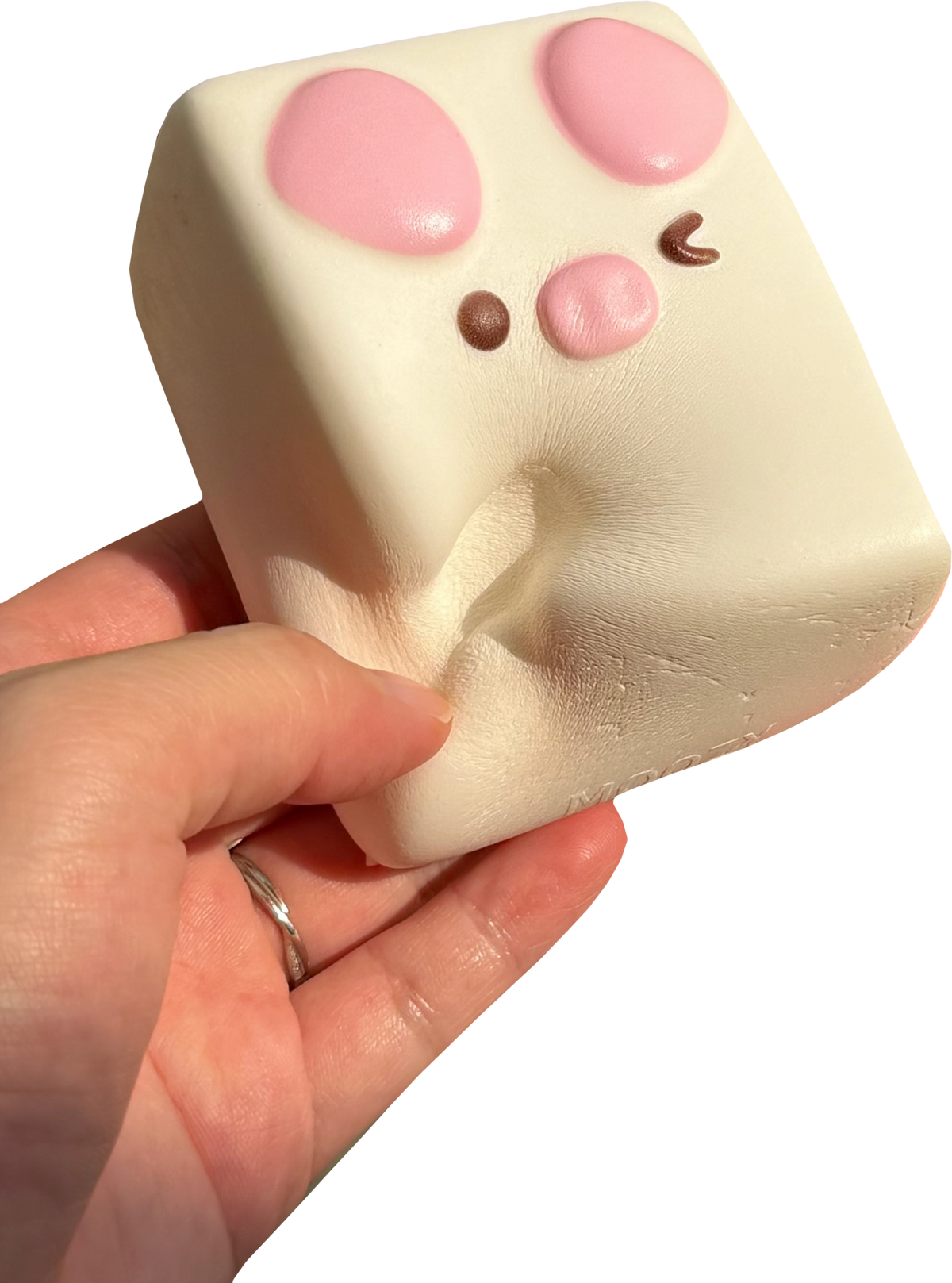 Lucky Pig Mahjong Tile Squishy — hand product