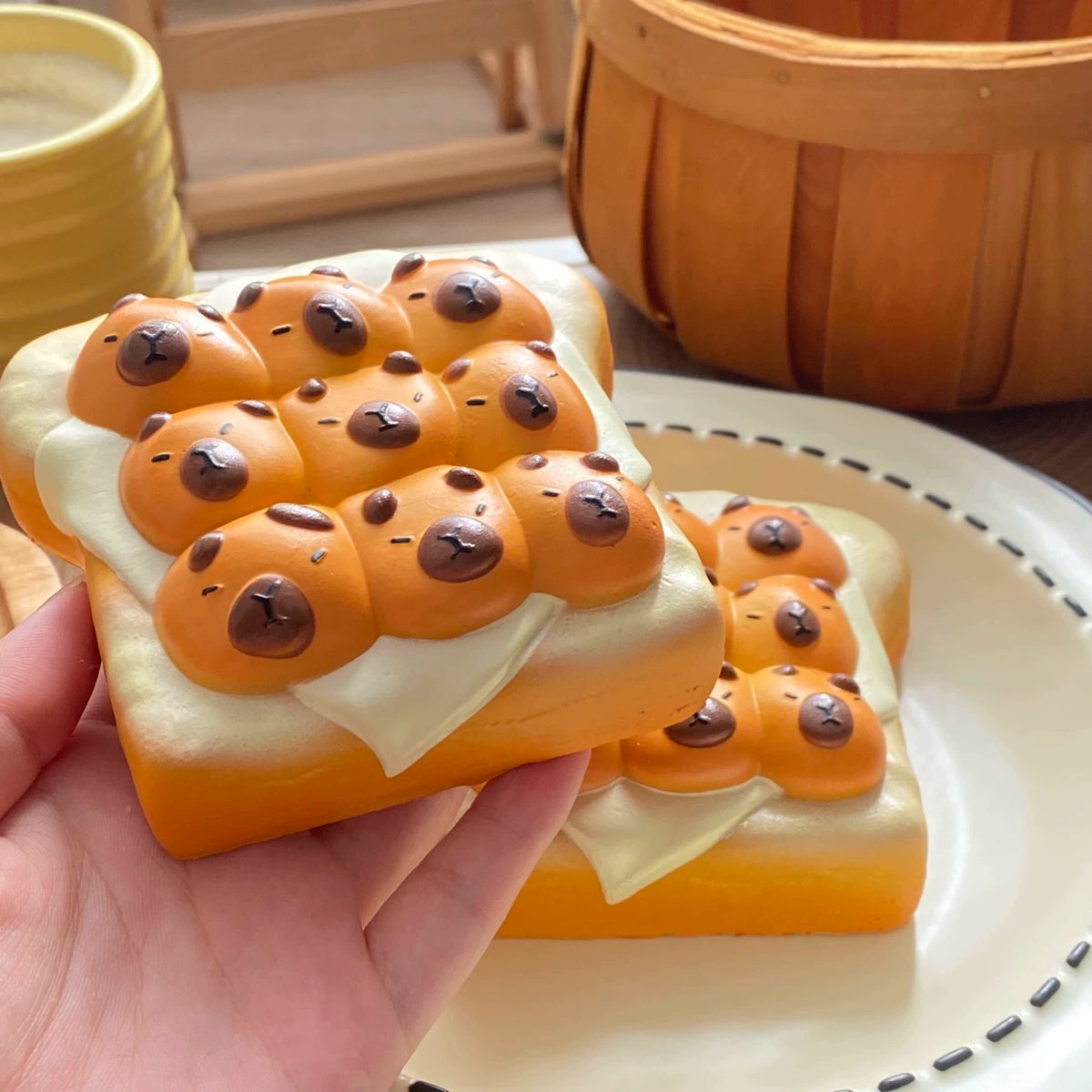 Capybara Toast Squishy — product photograph