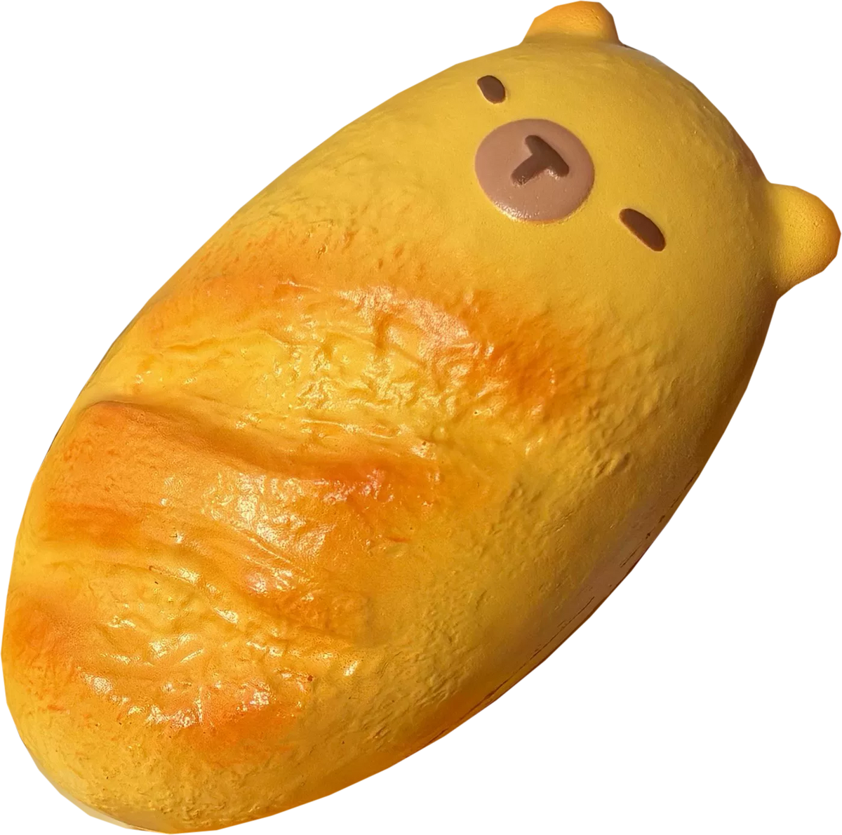 Capybara Baguette Squishy — product-only cutout