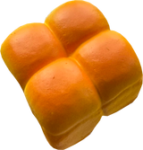 Four-Bun Loaf Squishy — product-only cutout
