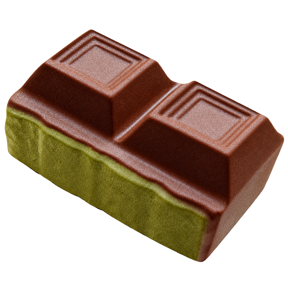 Matcha Chocolate Bar Squishy — product photograph