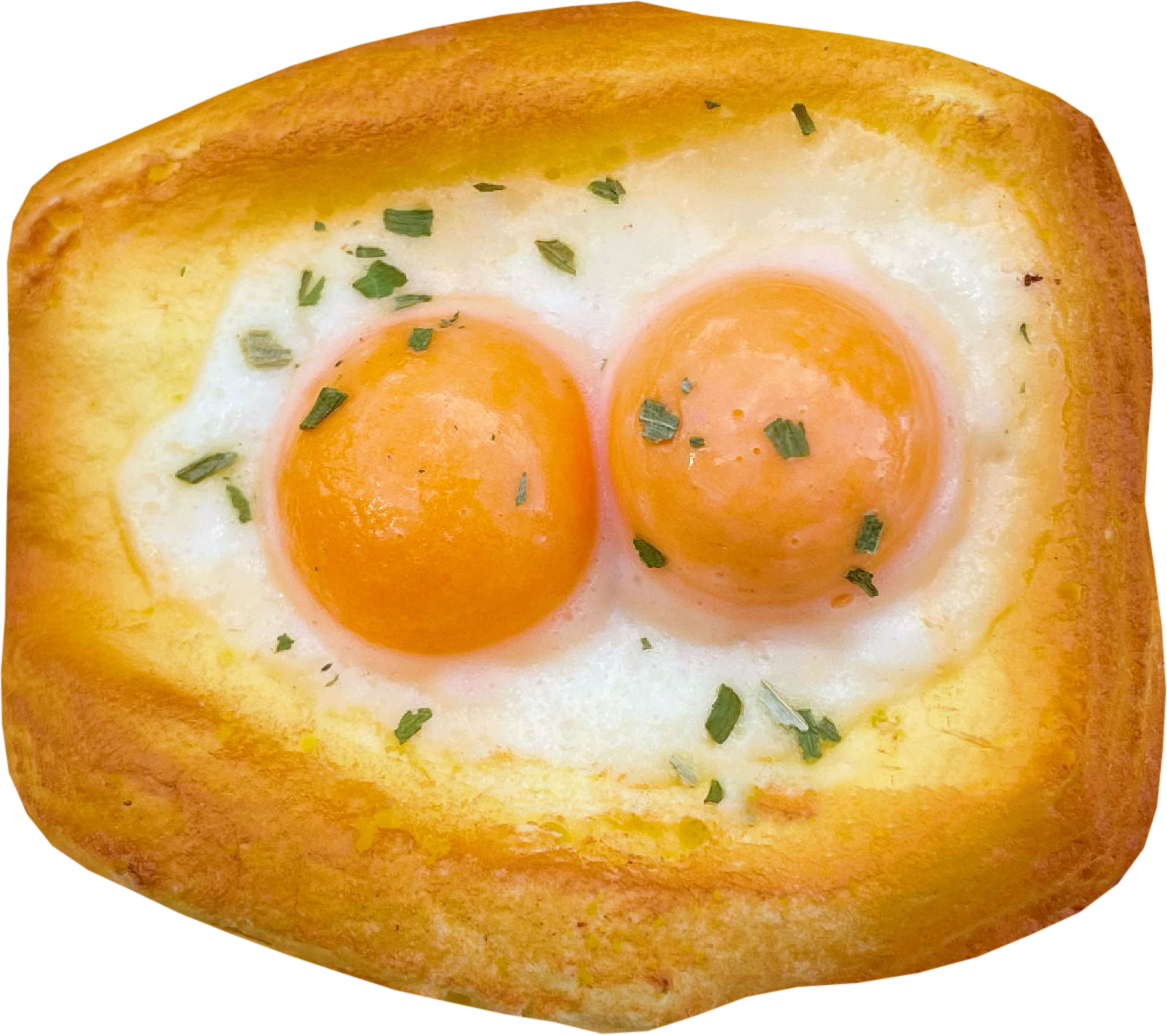 Egg & Scallion Toast Squishy — product photograph