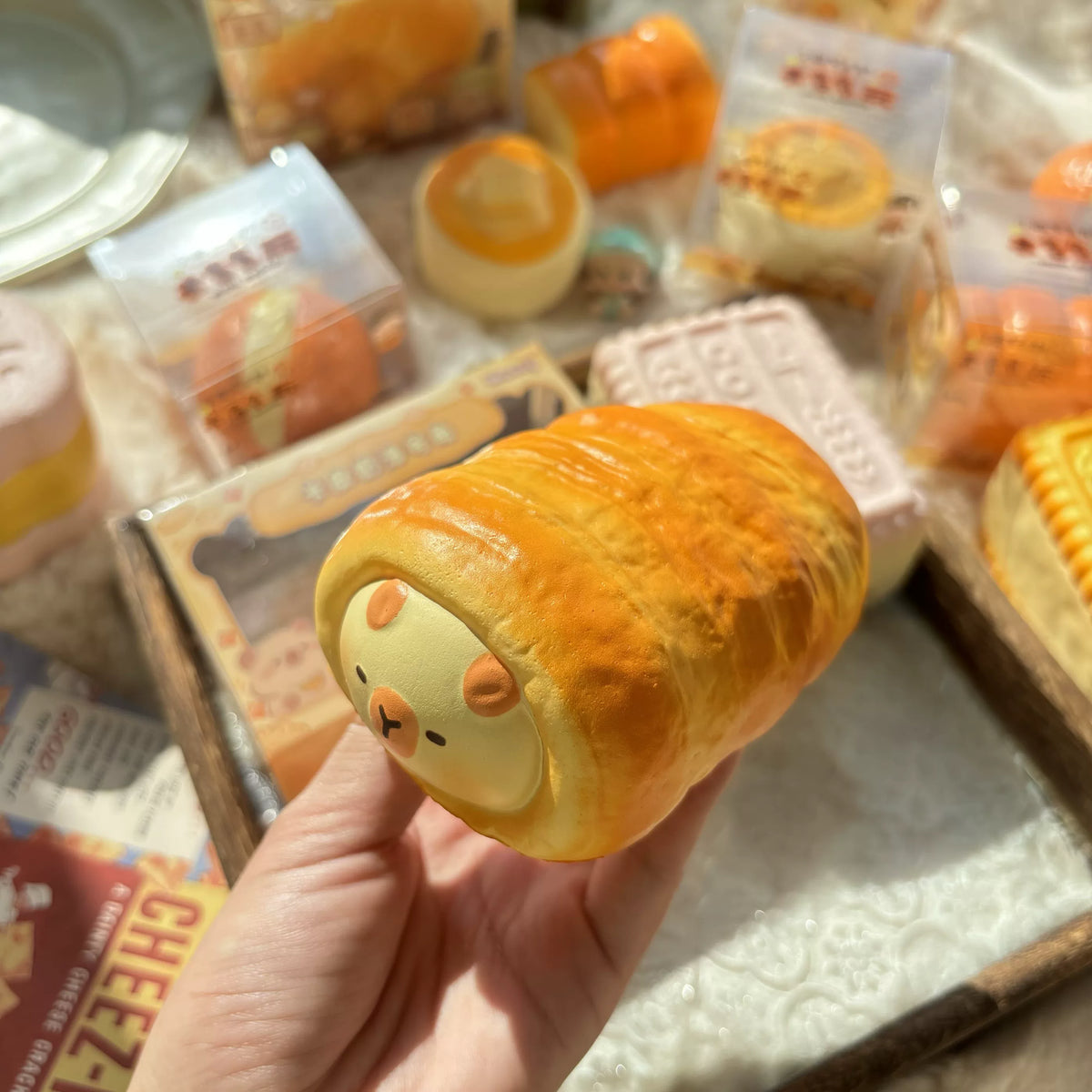 Capybara Cream Horn Squishy — product photograph