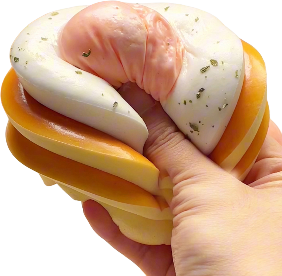 Hand holding squishy