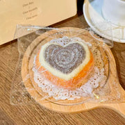 One Style — Flocked Chocolate Heart Taba Squishy