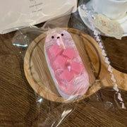 Berry Pink — Jelly Muscle Bunny Taba Squishy