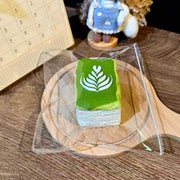 One Style — Matcha Latte Art Toast Taba Squishy