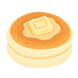 Bear Pancake Squishy — PLM-SR-04BF65623DC6B151 — Hand-painted illustration