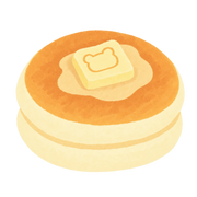 Bear Pancake Squishy — PLM-SR-04BF65623DC6B151 — Hand-painted illustration