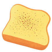 Toast Loaf Squishy — PLM-SR-062168335B46A6C4 — Hand-painted illustration