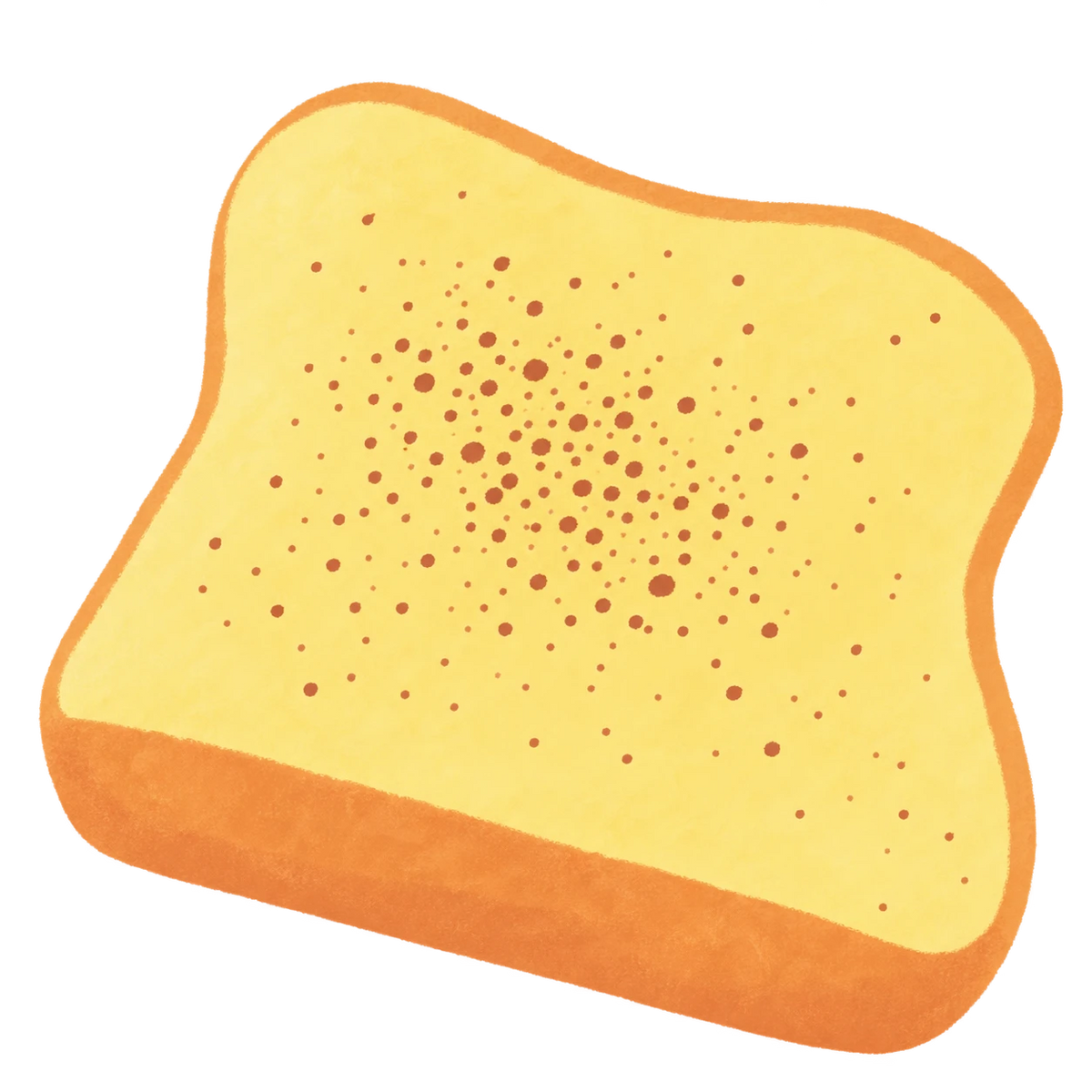 Toast Loaf Squishy — PLM-SR-062168335B46A6C4 — Hand-painted illustration