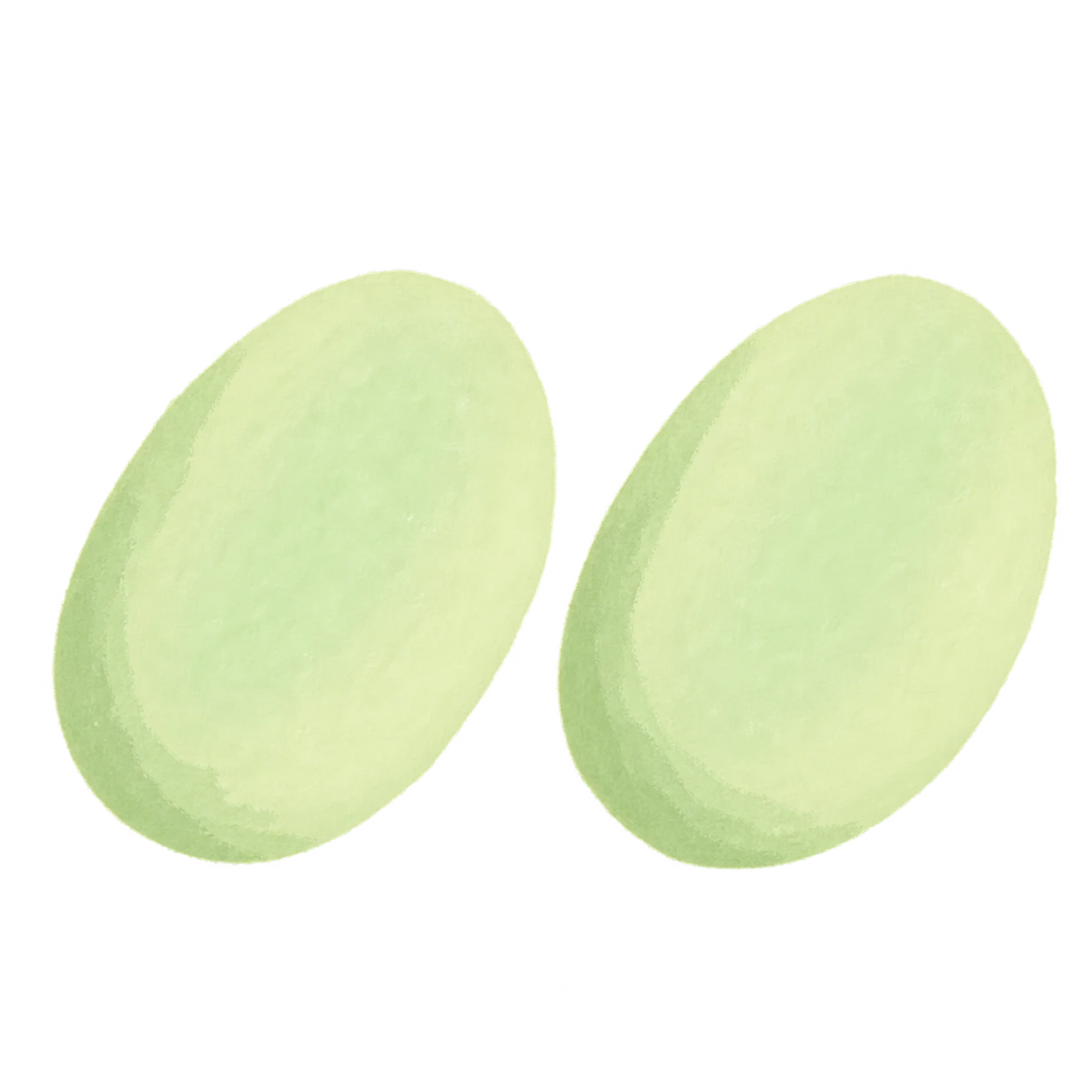 Oval Cheesecake Squishy — PLM-SR-06B1DA26C49EEE67 — Hand-painted illustration