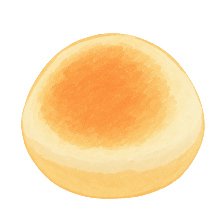 Soy Milk Bun Squishy — PLM-SR-0DEA6D4DA52CE336 — Hand-painted illustration