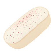 Rice Cake Bar Squishy — PLM-SR-163ACC6A9AD483A0 — Hand-painted illustration
