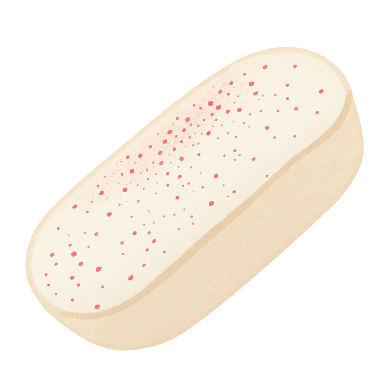 Rice Cake Bar Squishy — PLM-SR-163ACC6A9AD483A0 — Hand-painted illustration