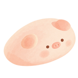 Little Pig Squishy — PLM-SR-2072961F1B042EBD — Hand-painted illustration