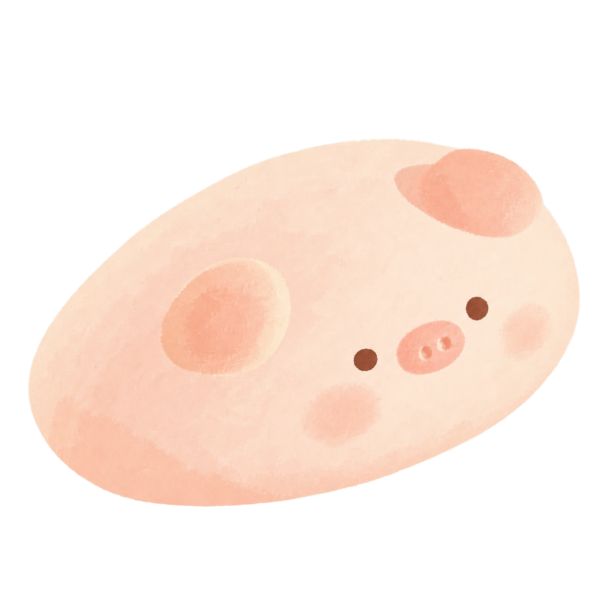 Little Pig Squishy — PLM-SR-2072961F1B042EBD — Hand-painted illustration