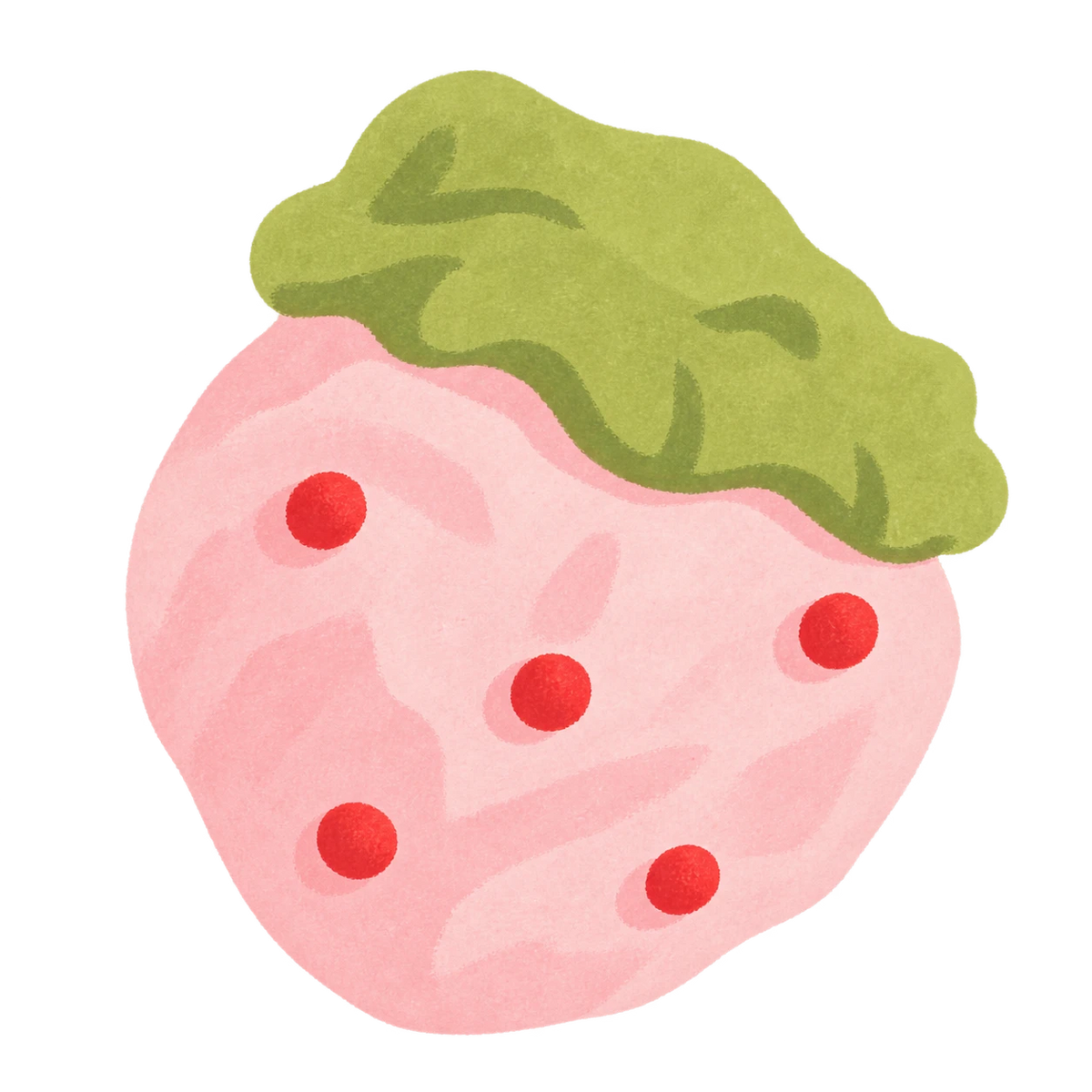 Strawberry Cream Bun Squishy — PLM-SR-23C951C9A5D23B93 — Hand-painted illustration