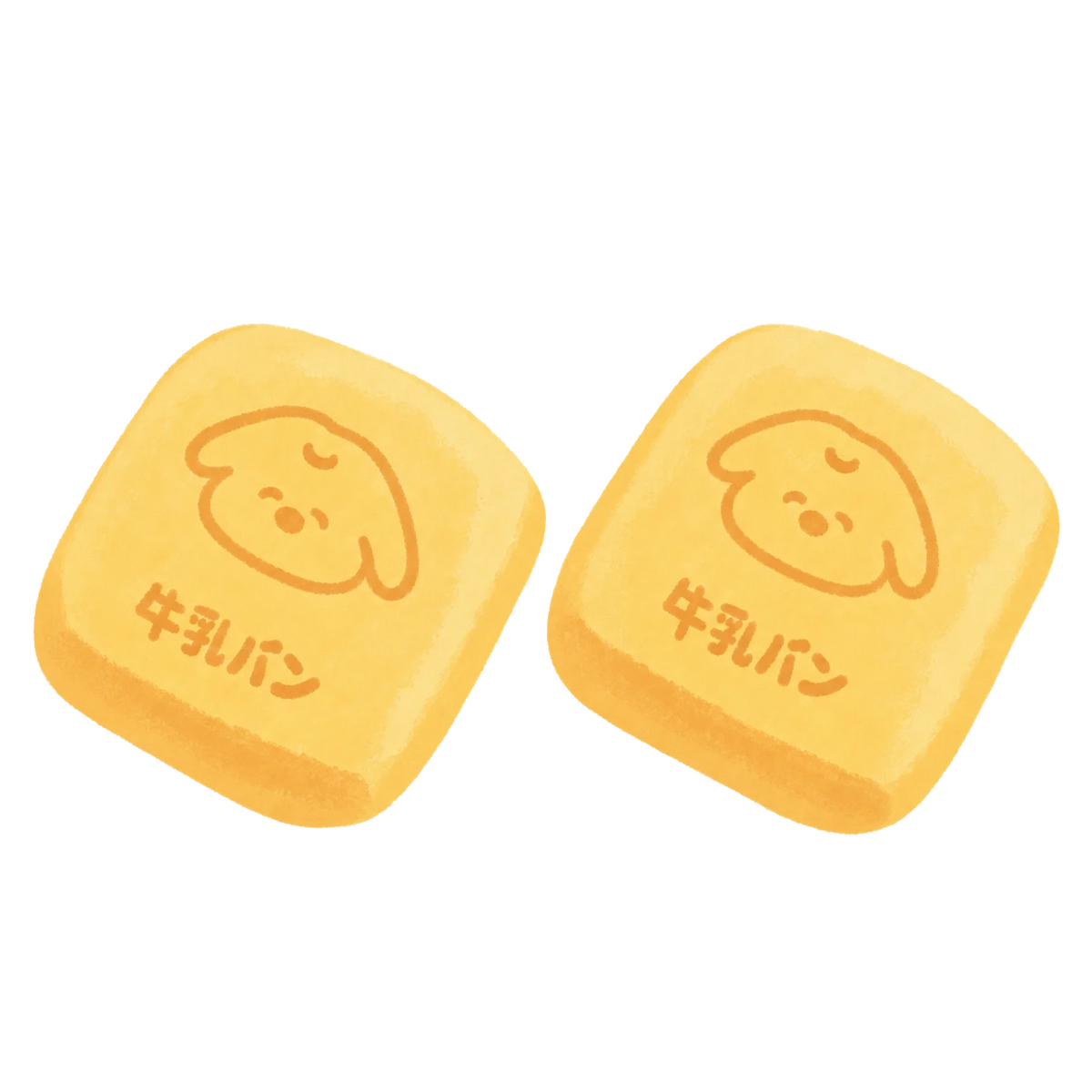 Puppy Bun Squishy — PLM-SR-2819F0B189423523 — Hand-painted illustration