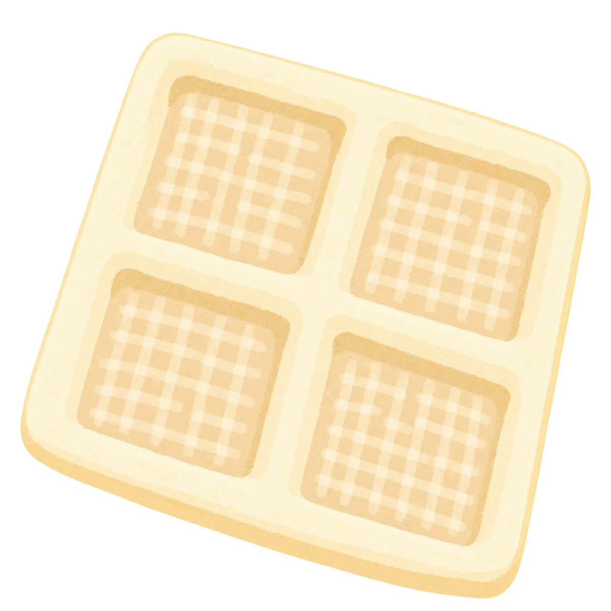 Four-Cube Tofu Squishy — PLM-SR-2C705562413A70A8 — Hand-painted illustration