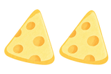 Cheese Wedge Squishy — PLM-SR-35575C2C4CFC0E2C — Hand-painted illustration