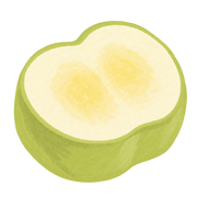 Fruit Pastry Squishy — PLM-SR-4C53A50EC37F112A — Hand-painted illustration