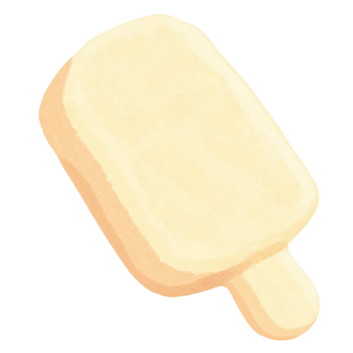 Milk Ice Cream Bar Squishy — PLM-SR-4EA2A534247B4C9C — Hand-painted illustration