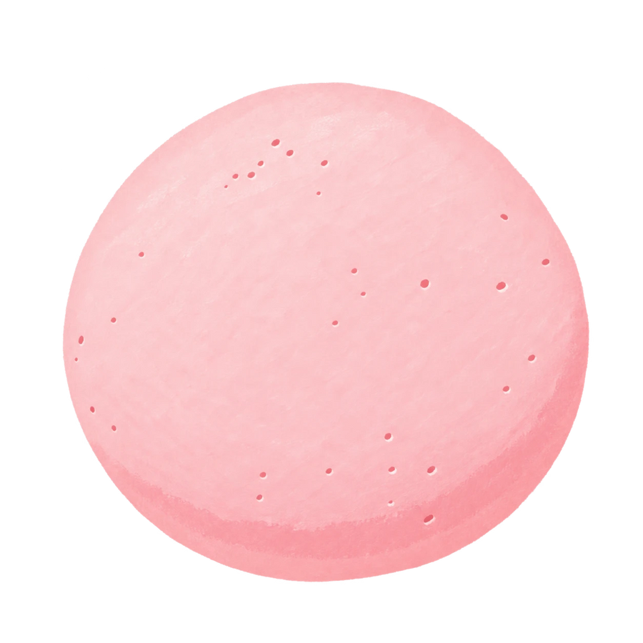 Strawberry Daifuku Squishy — PLM-SR-7416584109D1B2E7 — Hand-painted illustration