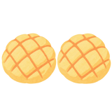 Soft Pineapple Bun Squishy — PLM-SR-788F5B5392EB5F11 — Hand-painted illustration