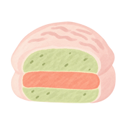 Strawberry Choco Pie Squishy — PLM-SR-8393645A586E6F98 — Hand-painted illustration