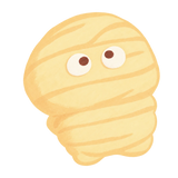 Little Mummy Squishy — PLM-SR-9C24C12FFDC9FF76 — Hand-painted illustration