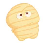 Little Mummy Squishy — PLM-SR-9C24C12FFDC9FF76 — Hand-painted illustration