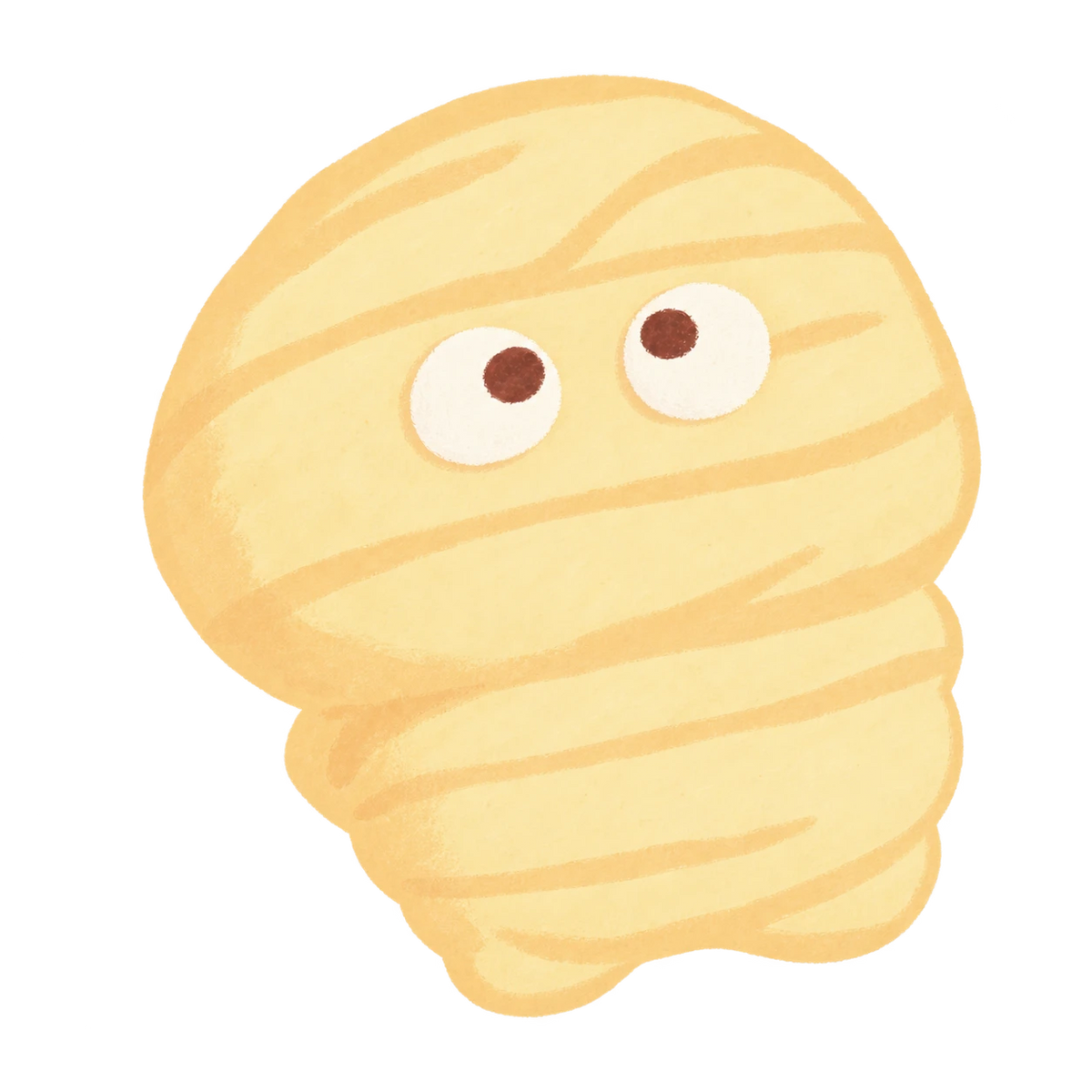 Little Mummy Squishy — PLM-SR-9C24C12FFDC9FF76 — Hand-painted illustration