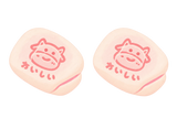 Cow Sandwich Bun Squishy — PLM-SR-A9CA80B057F2CB58 — Hand-painted illustration