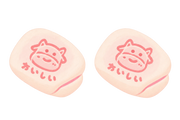 Cow Sandwich Bun Squishy — PLM-SR-A9CA80B057F2CB58 — Hand-painted illustration