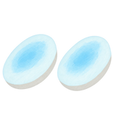 Oval Cheesecake Squishy — PLM-SR-ADDF4629E33E0EC6 — Hand-painted illustration
