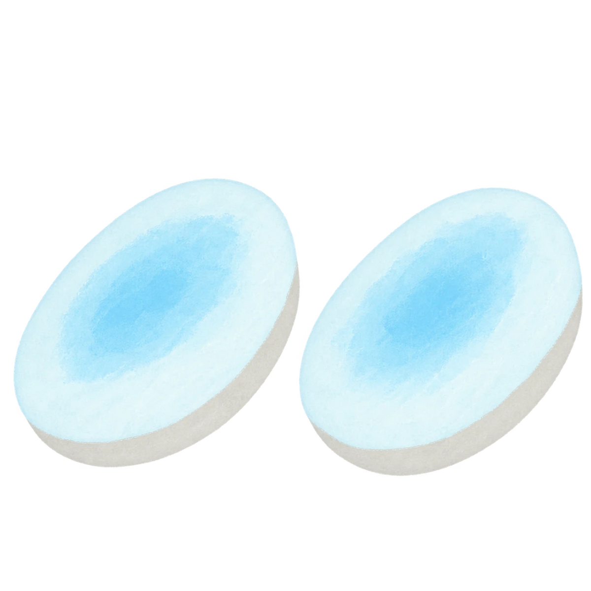 Oval Cheesecake Squishy — PLM-SR-ADDF4629E33E0EC6 — Hand-painted illustration