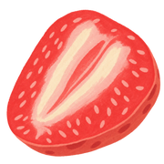 Fruit Pastry Squishy — PLM-SR-B189B7A26B6569C8 — Hand-painted illustration