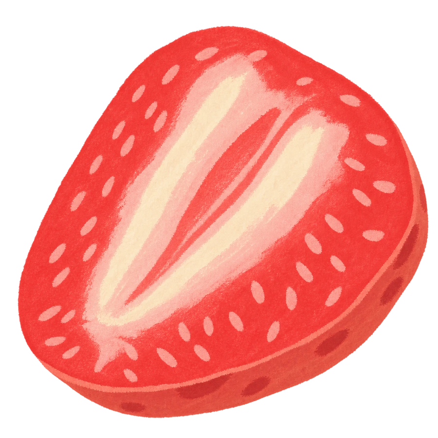 Fruit Pastry Squishy — PLM-SR-B189B7A26B6569C8 — Hand-painted illustration
