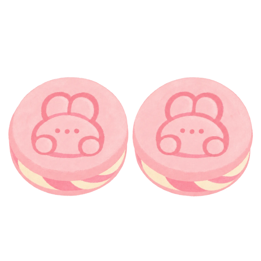 Bunny Macaron Squishy — PLM-SR-B9F626A5BE78C5F7 — Hand-painted illustration