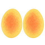 Oval Cheesecake Squishy — PLM-SR-BEA5B6002563B6C3 — Hand-painted illustration