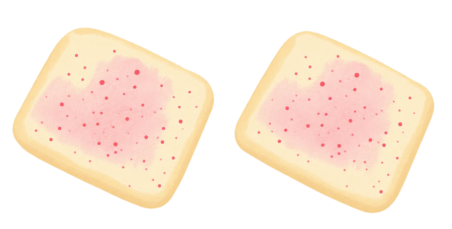 Mini Toast Squishy — PLM-SR-CDB880508428AF41 — Hand-painted illustration