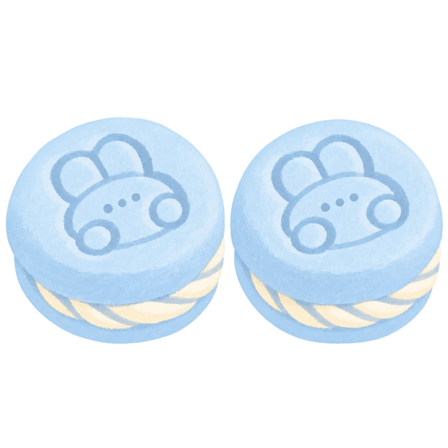 Bunny Macaron Squishy — PLM-SR-CED12AEE1890350D — Hand-painted illustration